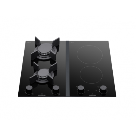 MONDIN VDJ602BNEV (VD302VNEC+σύνδεσμος+VM29CHH) Μικτή Εστία Αερίου 2 Κεραμικές + 2 Αερίου 60cm